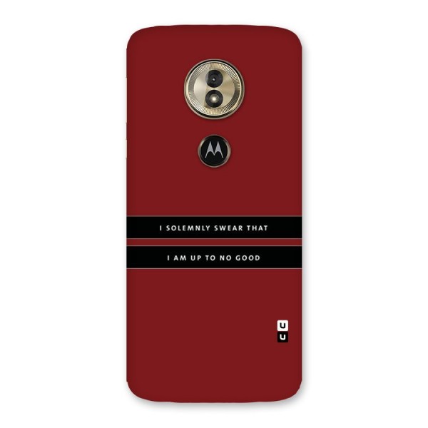 No Good Swear Back Case for Moto G6 Play