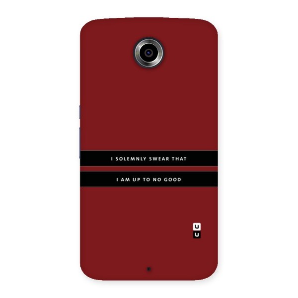 No Good Swear Back Case for Nexsus 6