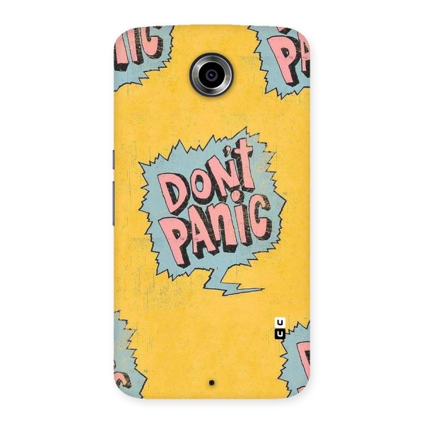 No Panic Back Case for Nexsus 6