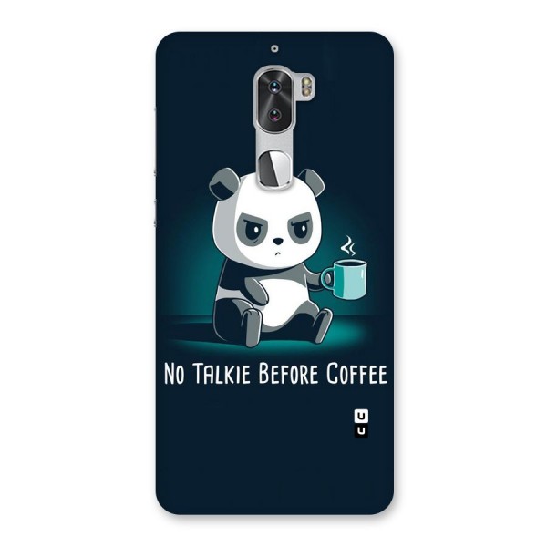 No Talkie Before Coffee Back Case for Coolpad Cool 1