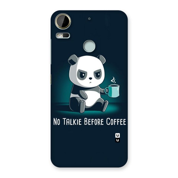 No Talkie Before Coffee Back Case for Desire 10 Pro