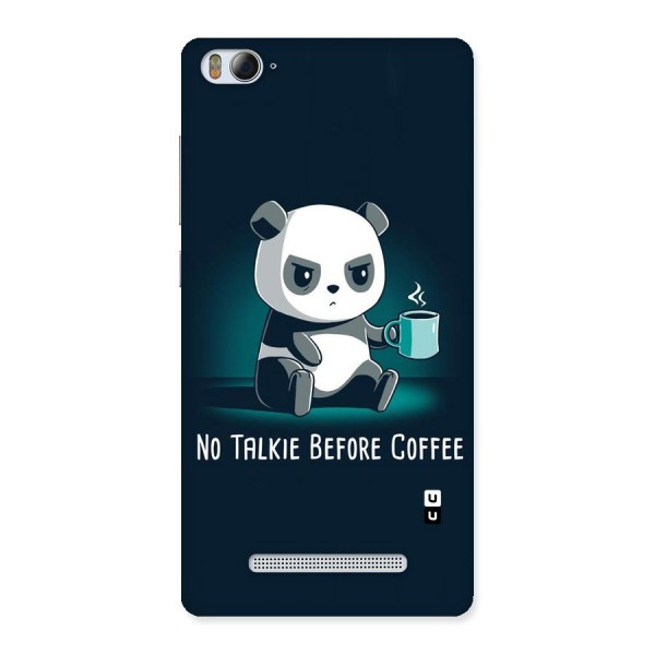 No Talkie Before Coffee Back Case for Xiaomi Mi4i