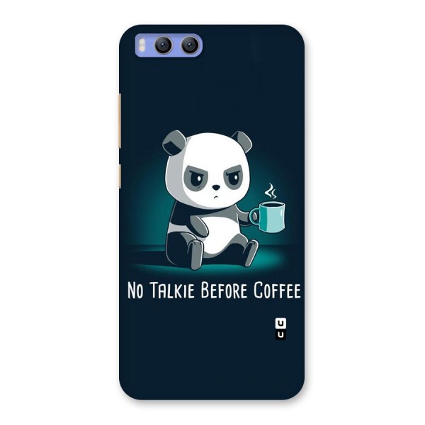 No Talkie Before Coffee Back Case for Xiaomi Mi 6
