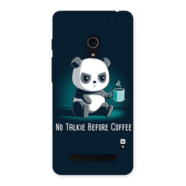 No Talkie Before Coffee Back Case for Zenfone 5