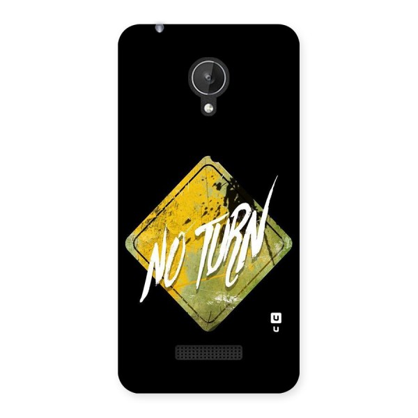 No Turn Back Case for Micromax Canvas Spark Q380