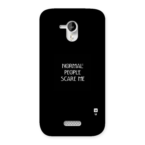Normal People Back Case for Micromax Canvas HD A116