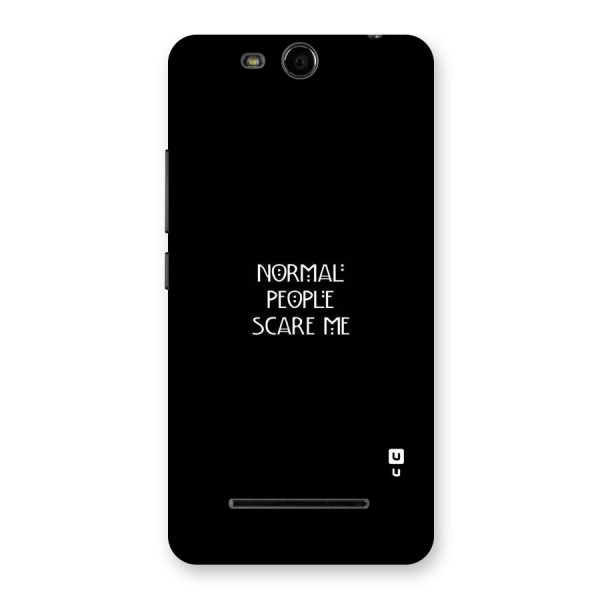 Normal People Back Case for Micromax Canvas Juice 3 Q392