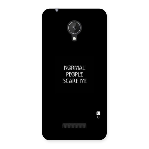 Normal People Back Case for Micromax Canvas Spark Q380