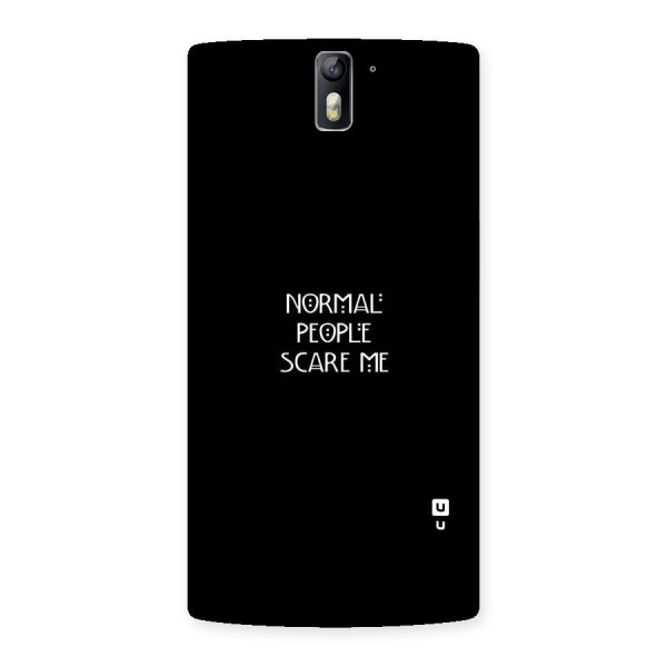 Normal People Back Case for One Plus One