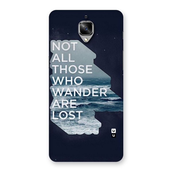 Not Lost Back Case for OnePlus 3