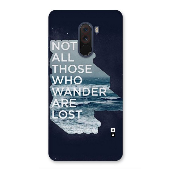 Not Lost Back Case for Poco F1