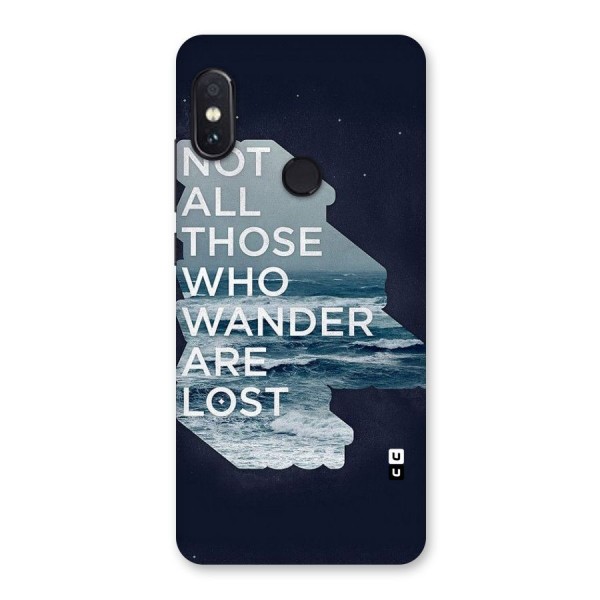 Not Lost Back Case for Redmi Note 5 Pro