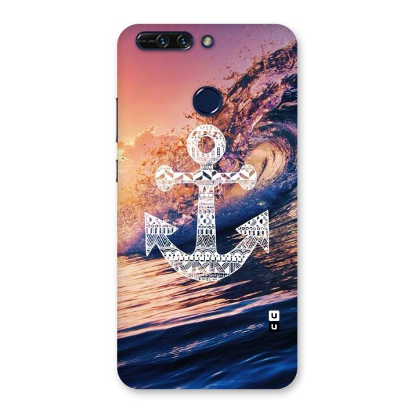 Ocean Anchor Wave Back Case for Honor 8 Pro