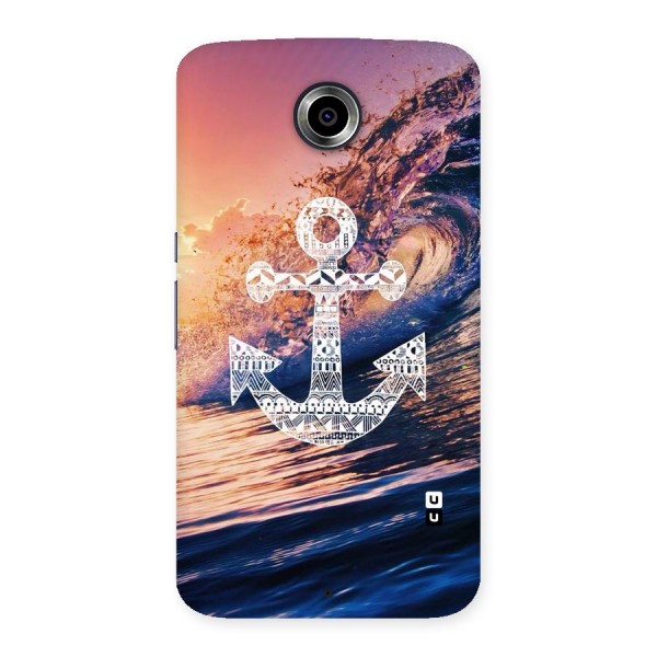 Ocean Anchor Wave Back Case for Nexsus 6