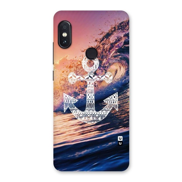 Ocean Anchor Wave Back Case for Redmi Note 5 Pro