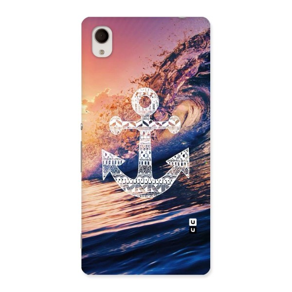 Ocean Anchor Wave Back Case for Sony Xperia M4
