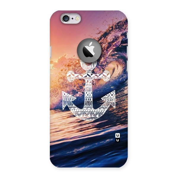 Ocean Anchor Wave Back Case for iPhone 6 Logo Cut