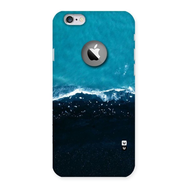 Ocean Blues Back Case for iPhone 6 Logo Cut