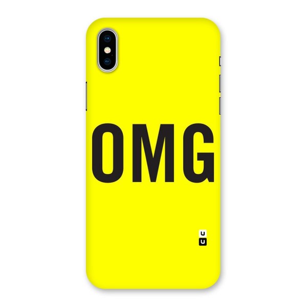 Oh My God Back Case for iPhone X