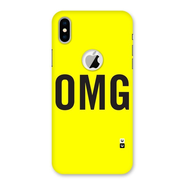 Oh My God Back Case for iPhone X Logo Cut