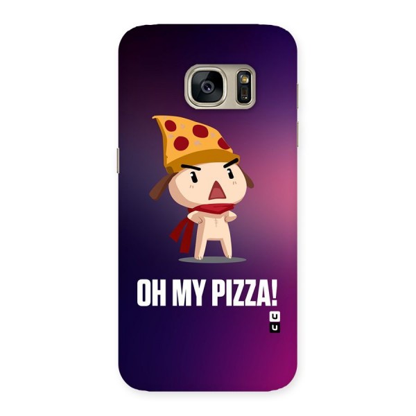 Oh My Pizza Back Case for Galaxy S7
