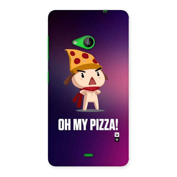 Oh My Pizza Back Case for Lumia 535