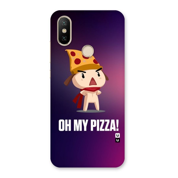 Oh My Pizza Back Case for Mi A2