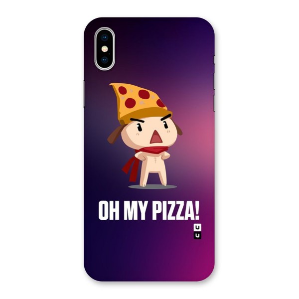 Oh My Pizza Back Case for iPhone X