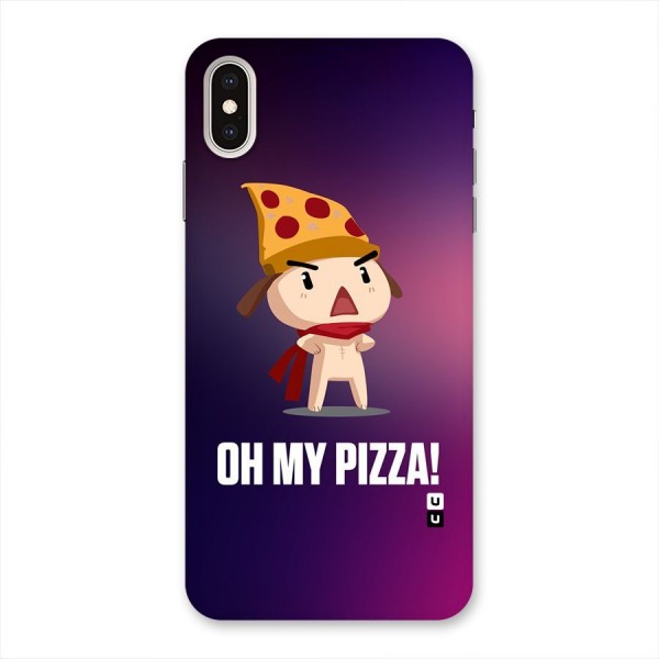 Oh My Pizza Back Case for iPhone XS Max