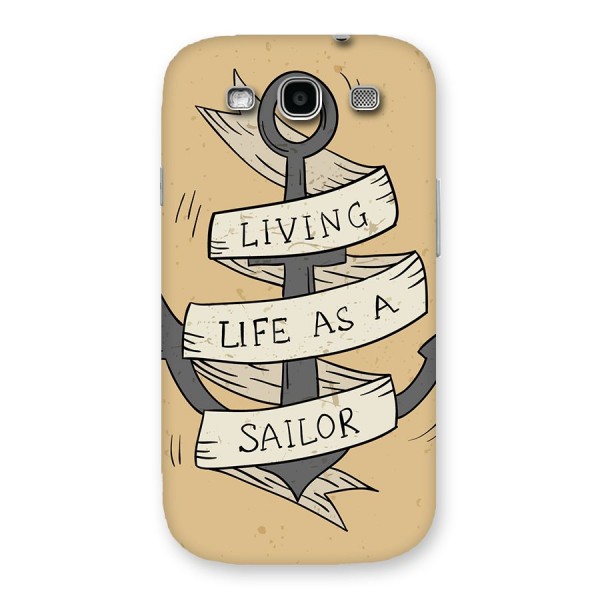 Old School Anchor Back Case for Galaxy S3