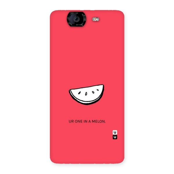 One In Melon Back Case for Canvas Knight A350