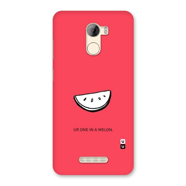 One In Melon Back Case for Gionee A1 LIte