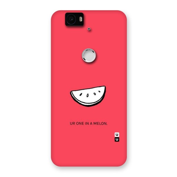 One In Melon Back Case for Google Nexus-6P