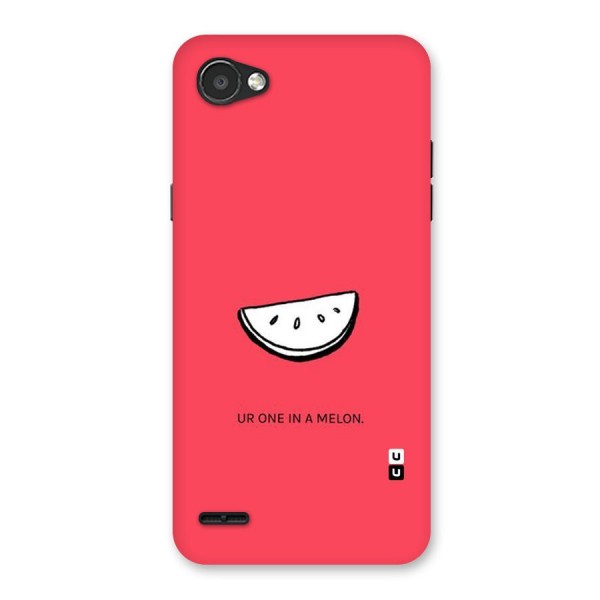 One In Melon Back Case for LG Q6