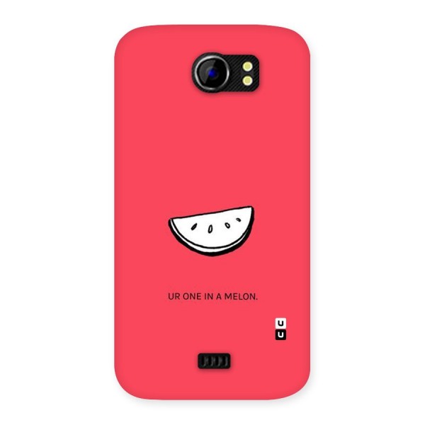 One In Melon Back Case for Micromax Canvas 2 A110