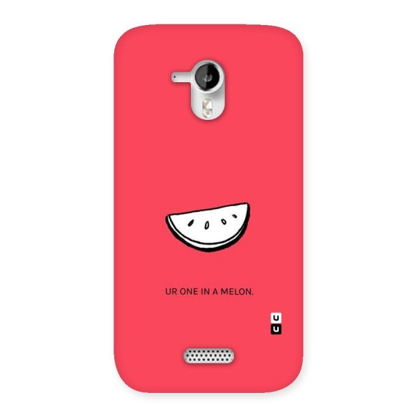One In Melon Back Case for Micromax Canvas HD A116