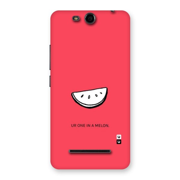 One In Melon Back Case for Micromax Canvas Juice 3 Q392