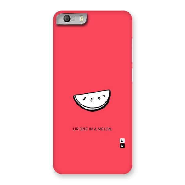 One In Melon Back Case for Micromax Canvas Knight 2