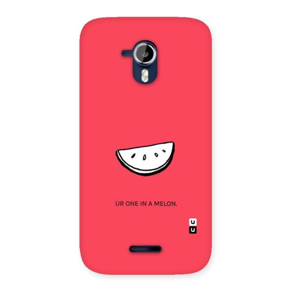 One In Melon Back Case for Micromax Canvas Magnus A117