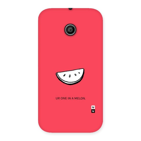One In Melon Back Case for Moto E