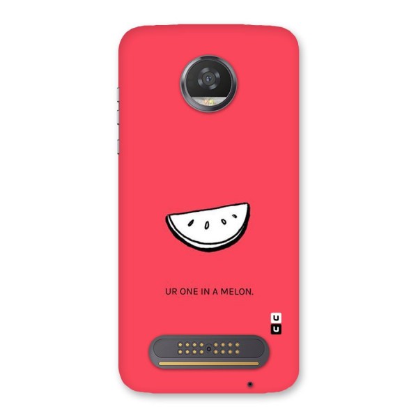 One In Melon Back Case for Moto Z2 Play