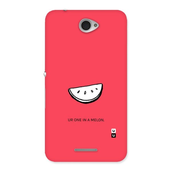 One In Melon Back Case for Sony Xperia E4