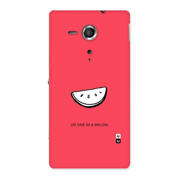 One In Melon Back Case for Sony Xperia SP