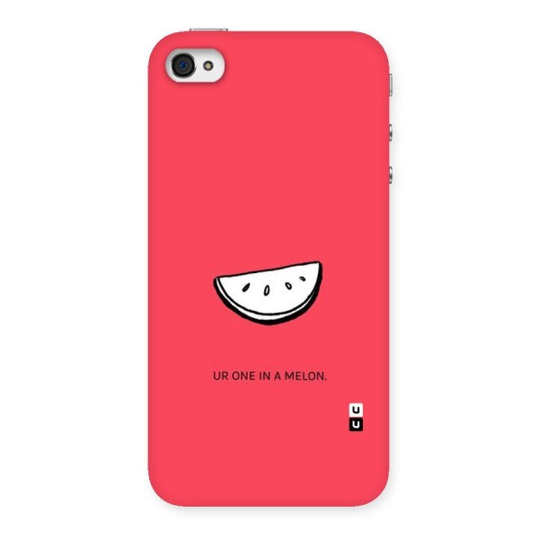 One In Melon Back Case for iPhone 4 4s