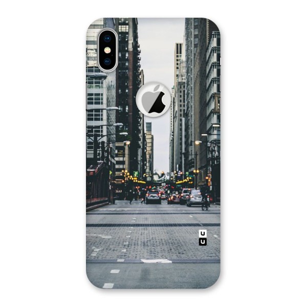 Only Streets Back Case for iPhone X Logo Cut