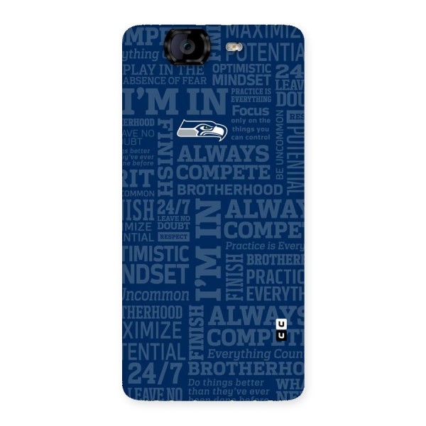 Optimistic Blue Back Case for Canvas Knight A350