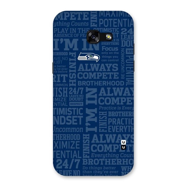 Optimistic Blue Back Case for Galaxy A5 2017