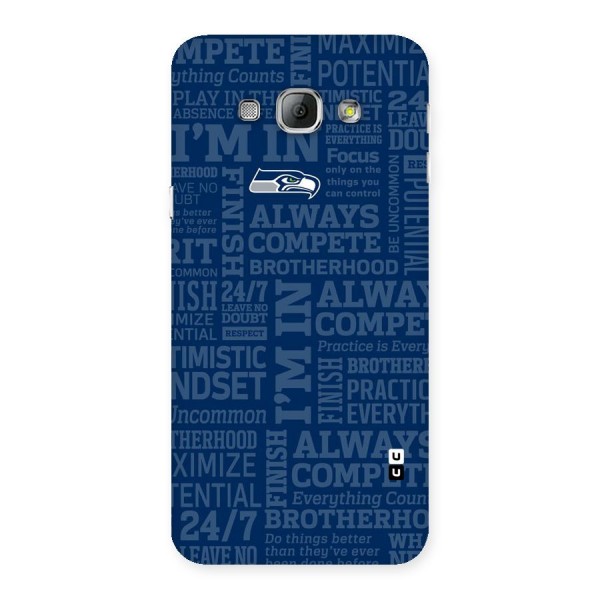 Optimistic Blue Back Case for Galaxy A8