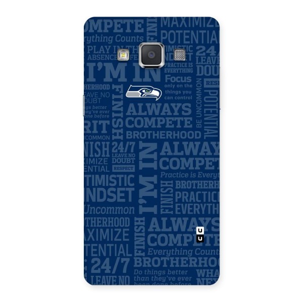 Optimistic Blue Back Case for Galaxy Grand 3
