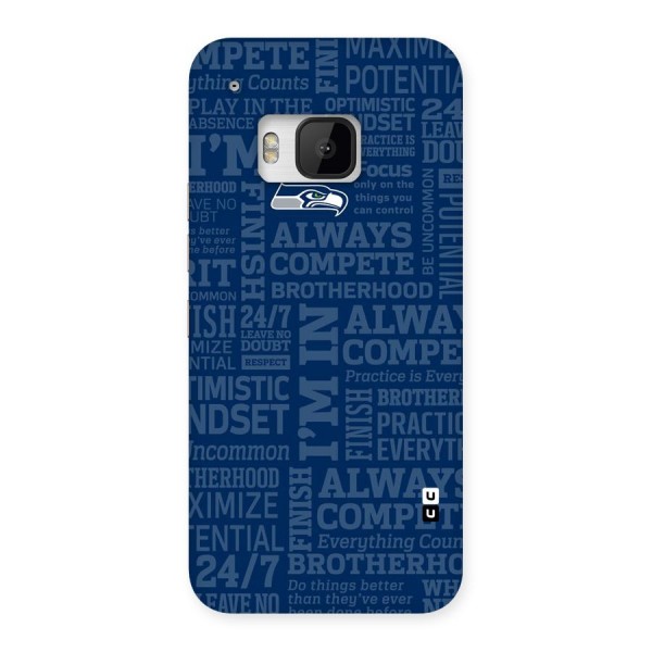 Optimistic Blue Back Case for HTC One M9